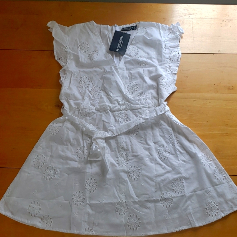 Pretty little thing white summer dress